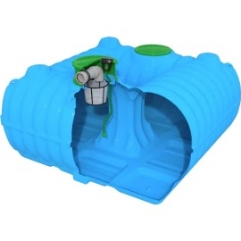 Zbiornik BOLT 5000L z pokrywą deszczową i filtrem niski / płaski
