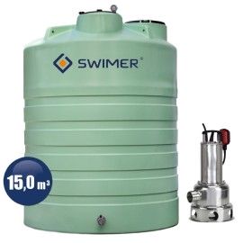 Promocja Instalgrunt - Swimer 15 000L Agro Tank + pompa zanurzeniowa 450-500 l/min