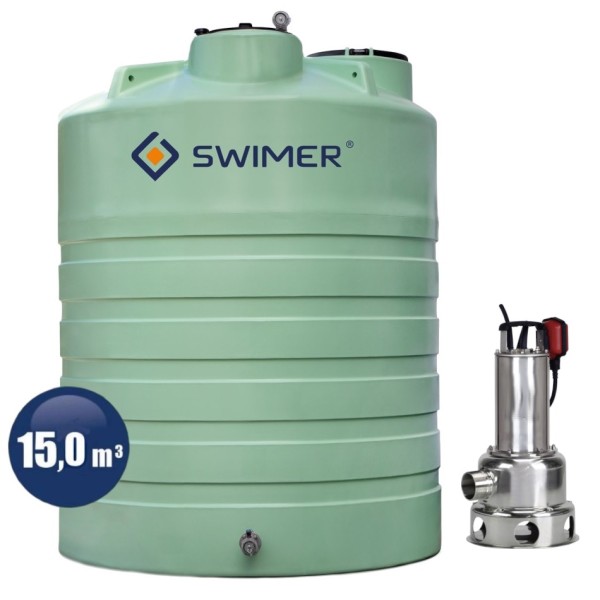 Promocja Instalgrunt - Swimer 15 000L Agro Tank + pompa zanurzeniowa 450-500 l/min